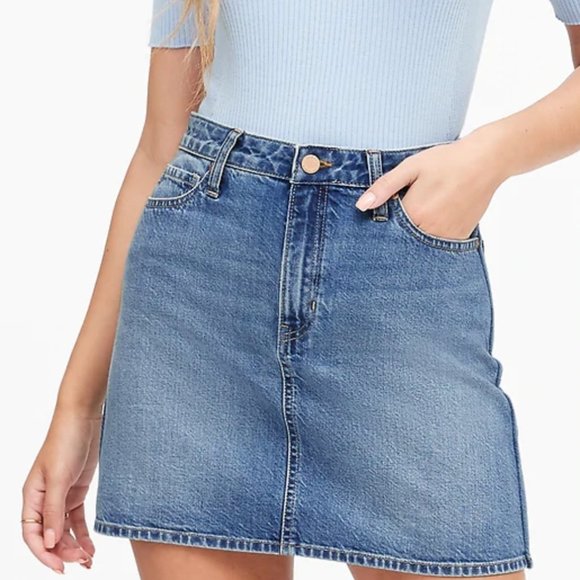 Banana Republic Rigid Denim Mini Skirt - Picture 3 of 4